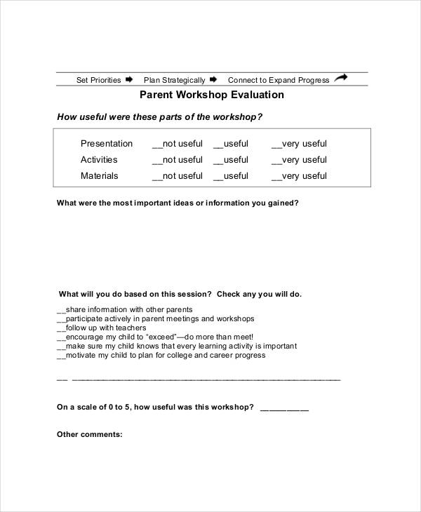 parent workshop training evaluation form2