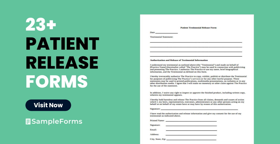 patient release form