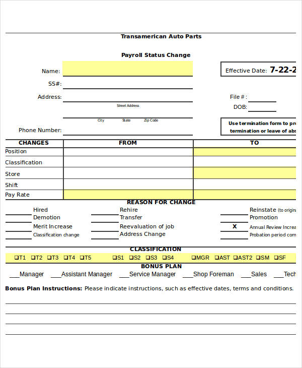 payroll status change form3