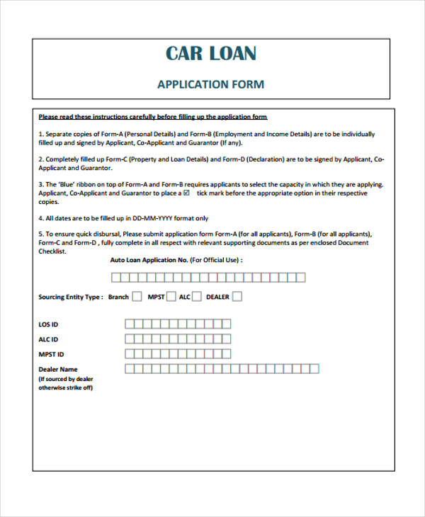 personal car loan agreement1