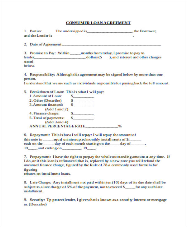 personal loan agreement1