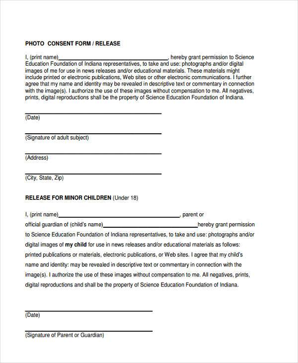 FREE 46  Consent Form Samples PDF MS Word Google Docs Excel