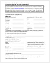 policyholder financial complaint form1
