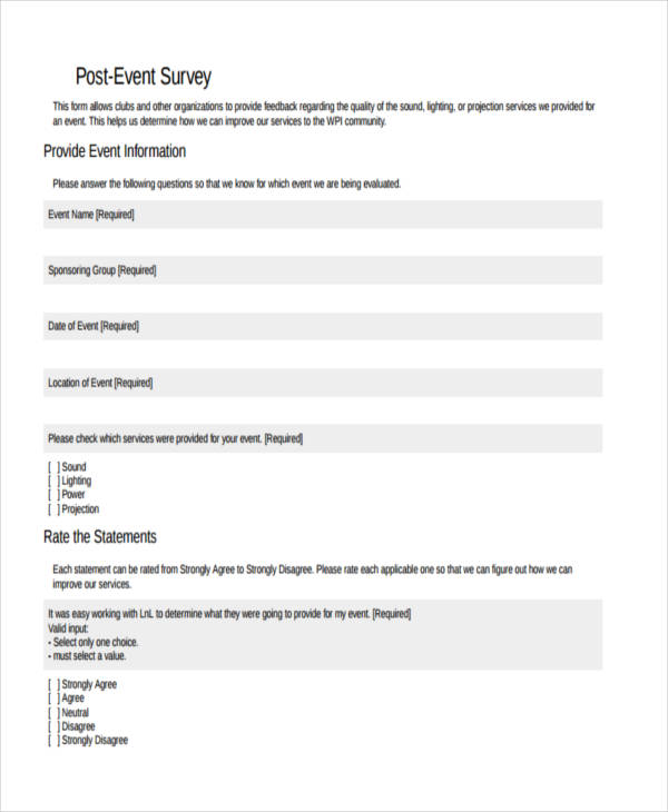 post event survey form2