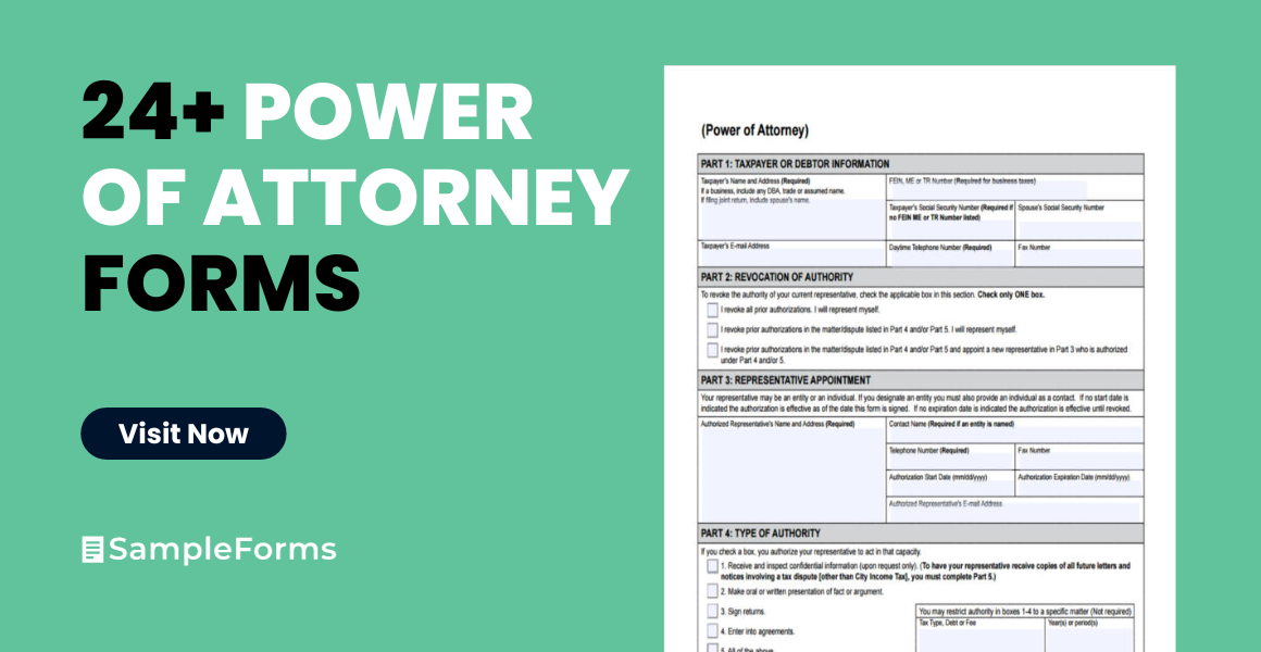 power of attorney form