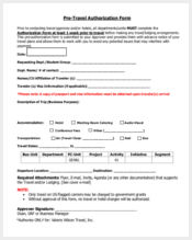 pre travel authorization form1