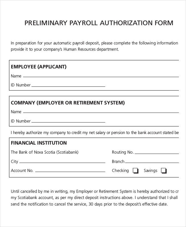 free-14-payroll-authorization-forms-in-pdf-excel-ms-word