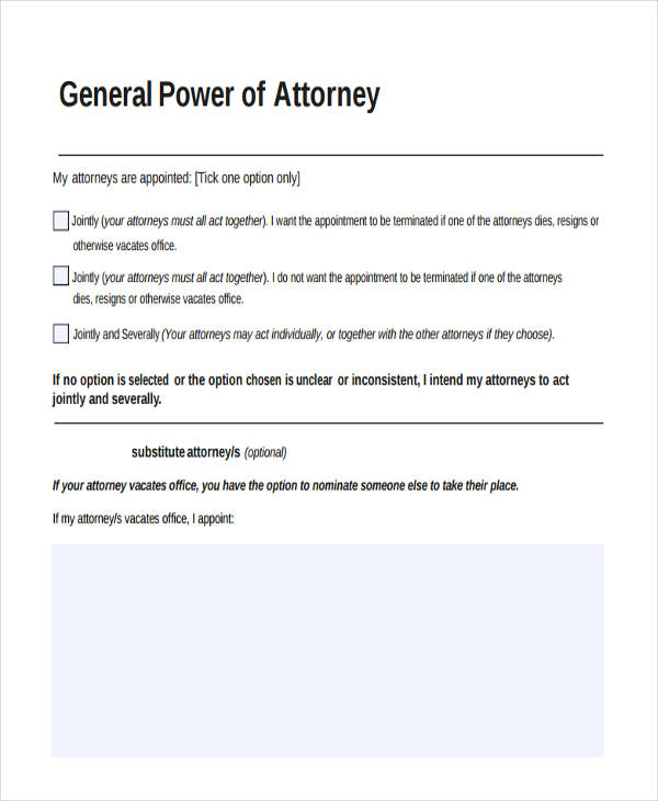 printable general power of attorney form2