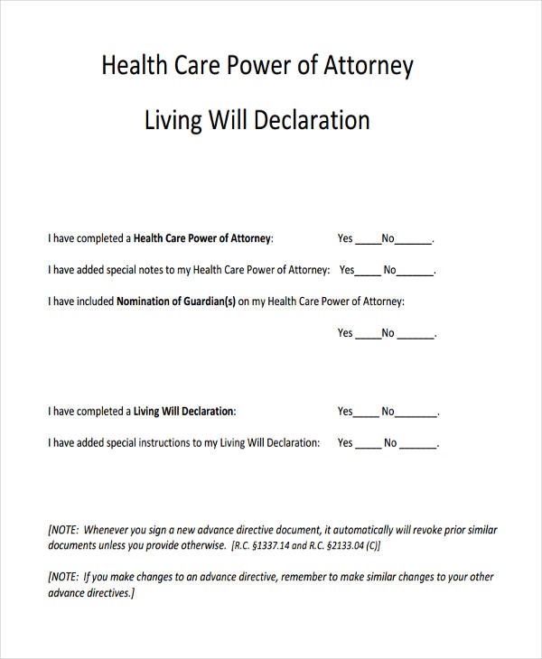 FREE 24+ Printable Power of Attorney Forms in PDF | MS Word