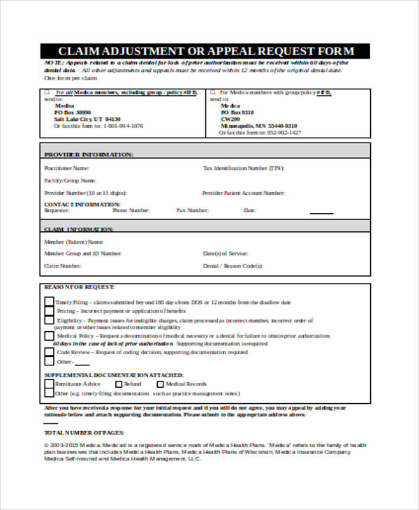 provider claims review form3