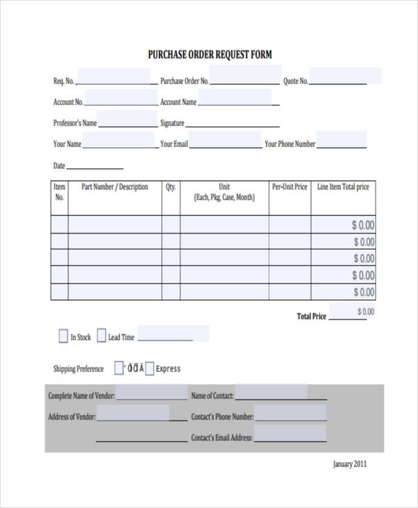 purchase order request form3