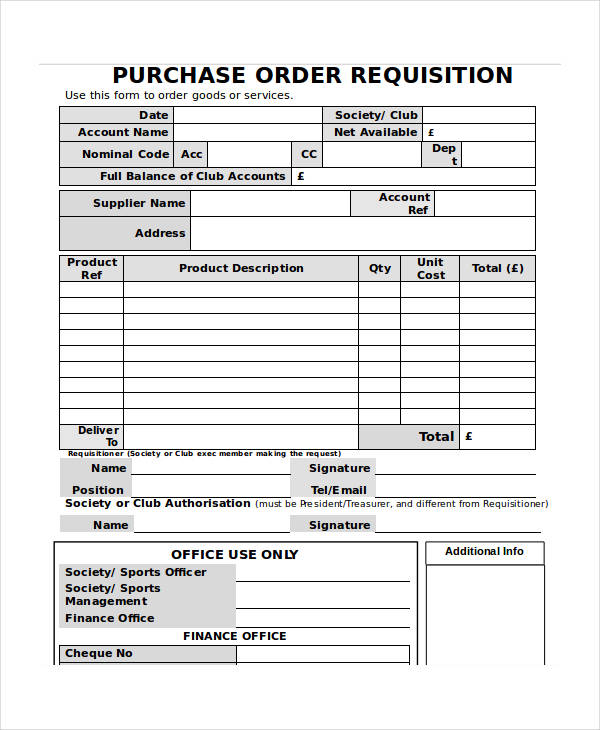 purchase order requisition form8