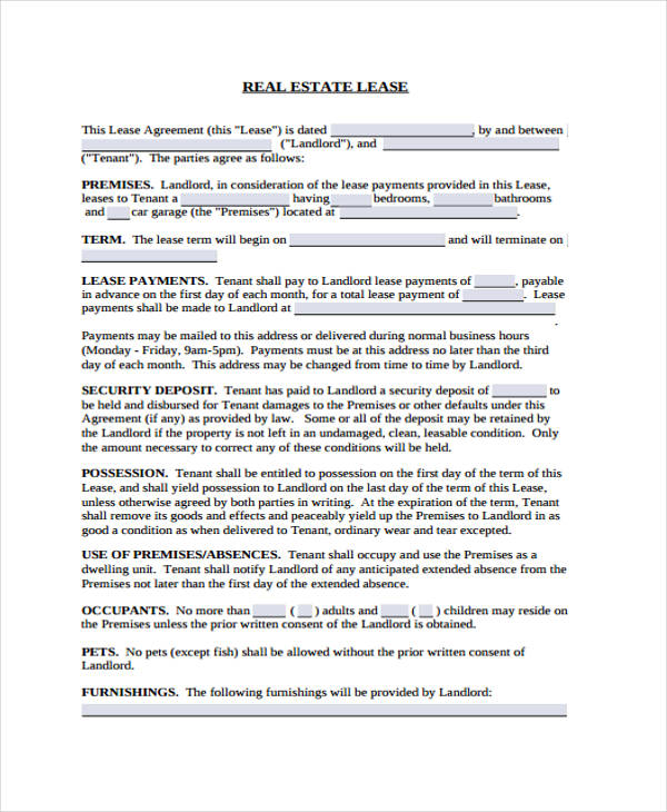 real estate lease termination agreement