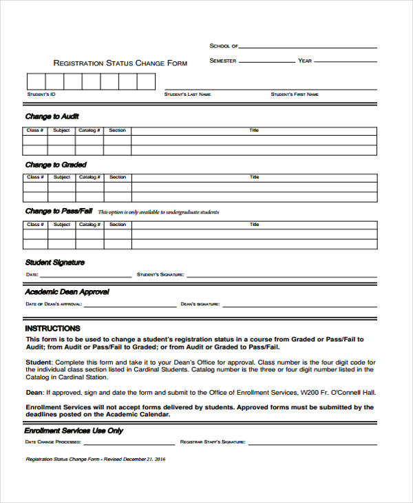 registration change form in pdf