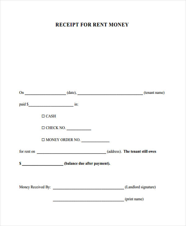 free 40 printable receipt forms in pdf ms word excel