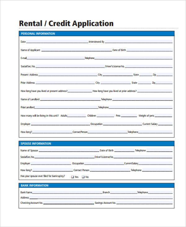 rental credit application form3