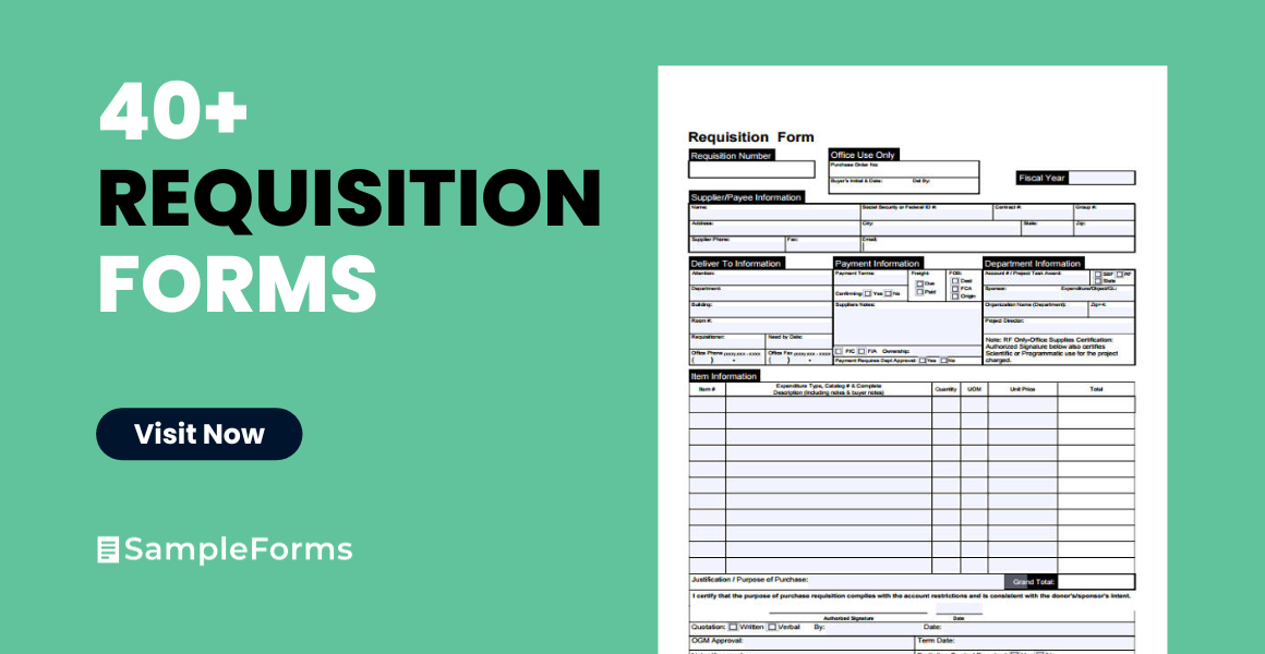 requisitions form