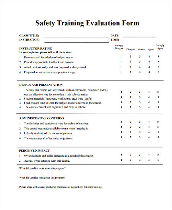 safety training session evaluation form1