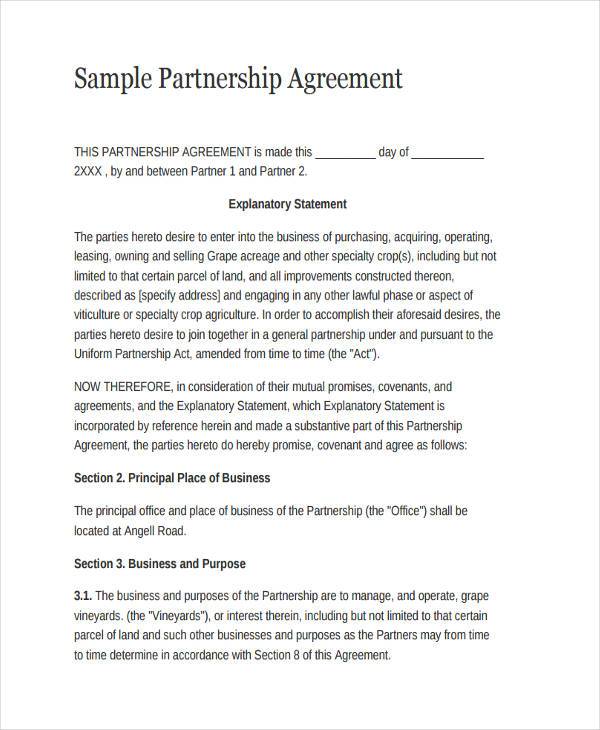 FREE 44+ Agreement Forms in PDF