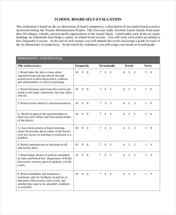 school board self evaluation form1