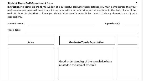 self assessment form in pdf