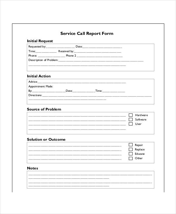 FREE 37+ Service Forms in PDF | Excel | MS Word