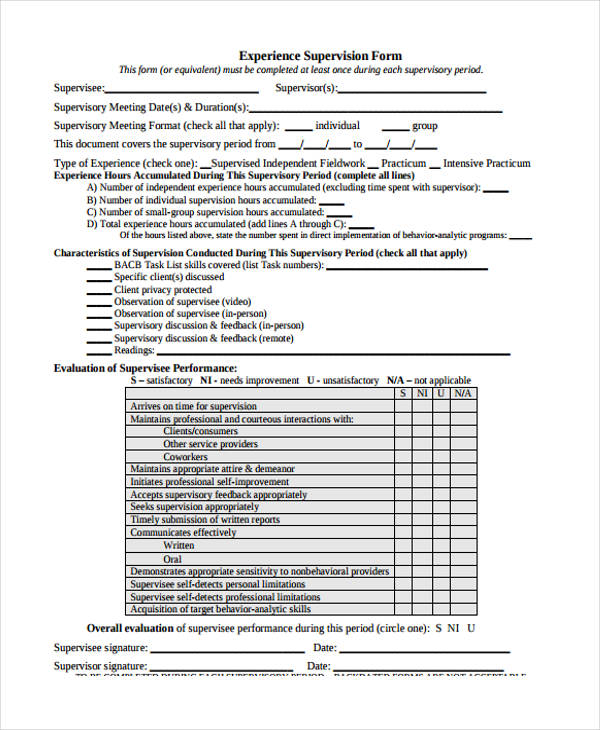 service supervision order review form