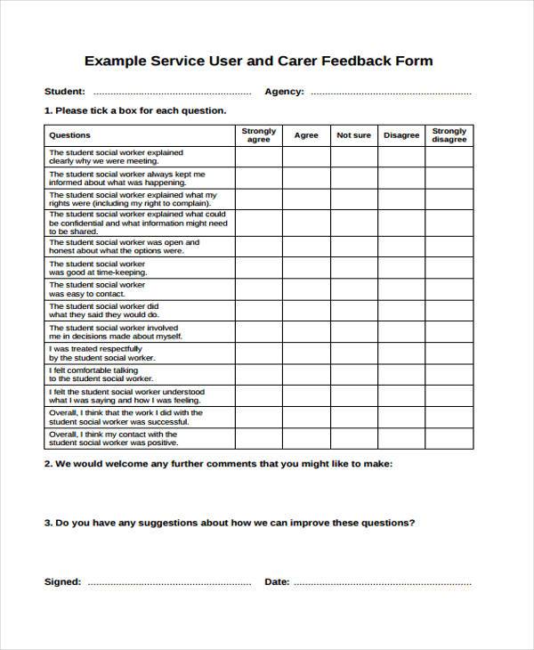 FREE 33 Service Forms In PDF