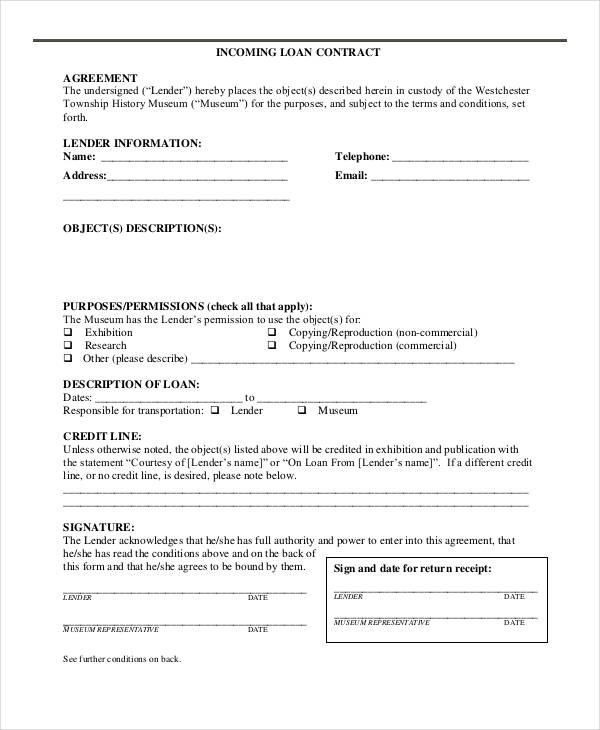 financing contract pdf Loan  Forms PDF  35  FREE Agreement