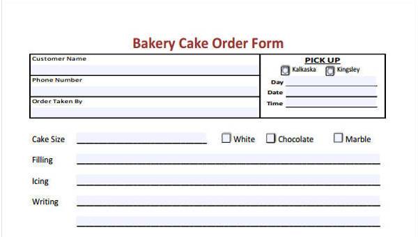 simple order forms