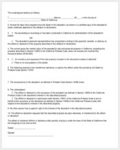 small estate affidavit blank form1