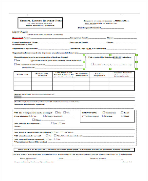 special event approval form2
