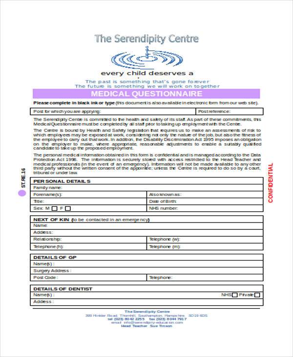 FREE 36+ Medical Forms in PDF MS Word Excel