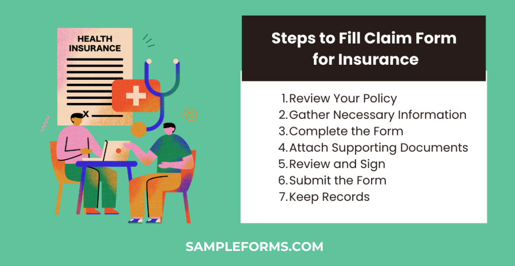 steps to fill claim form for insurance 1024x530