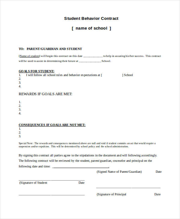 Free 39+ Contract Form Samples, Pdf, Ms Word, Google Docs