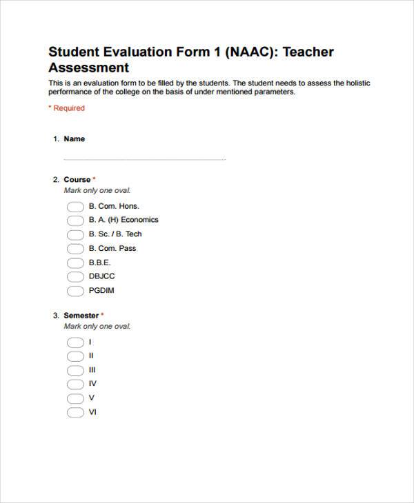 student course evaluation form1