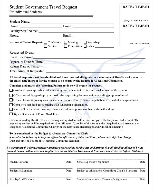 student government travel request form1