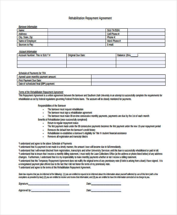 FREE 56 Loan Agreement Forms In PDF MS Word