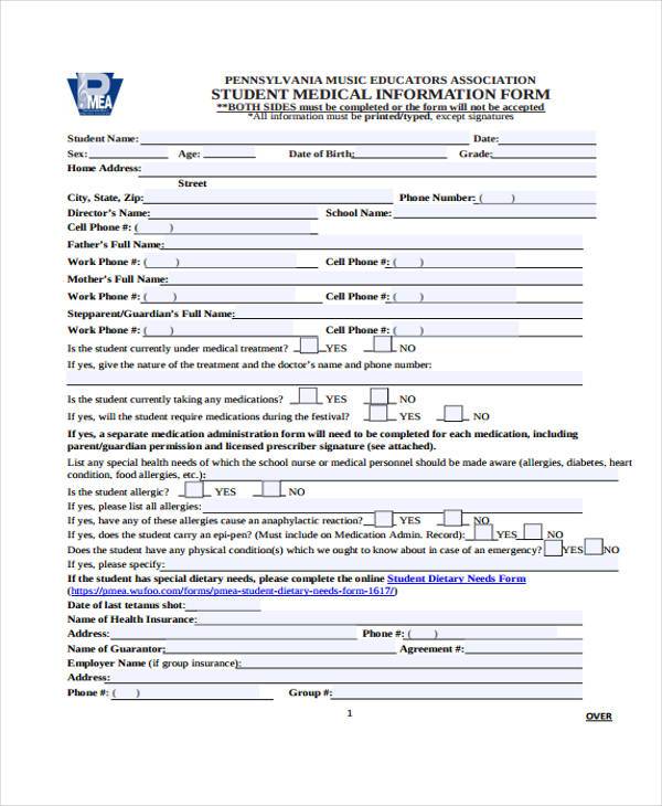FREE 36+ Medical Forms in PDF MS Word Excel