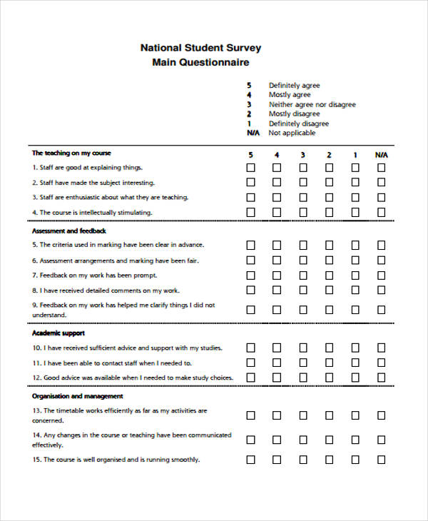 students survey questionnaire1