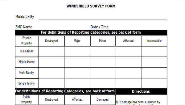 Survey Excel Template