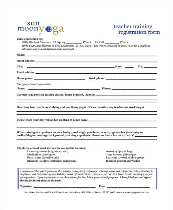 teacher training registration form1