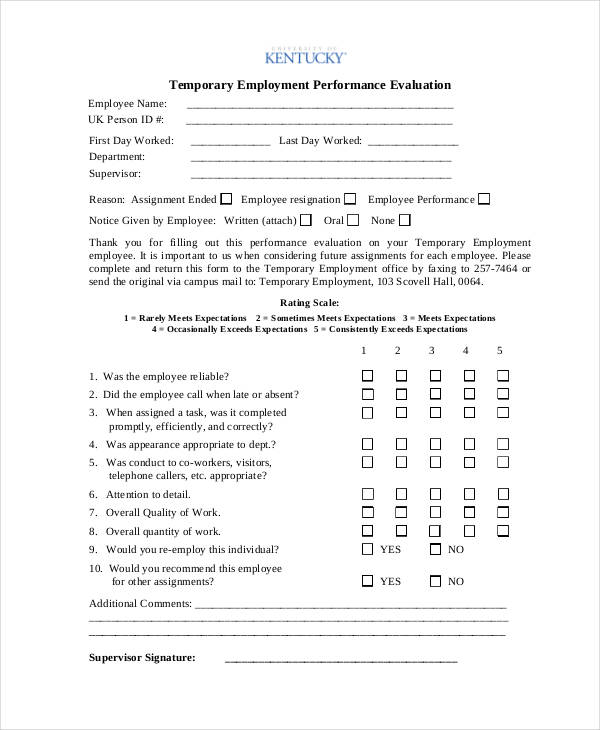 temporary employee performance evaluation form1