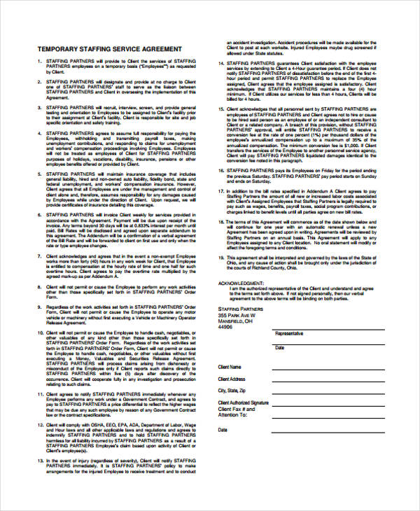 temporary staffing service agreement form1