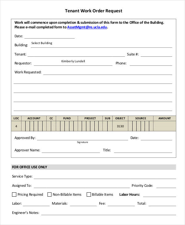 tenant work order request form2