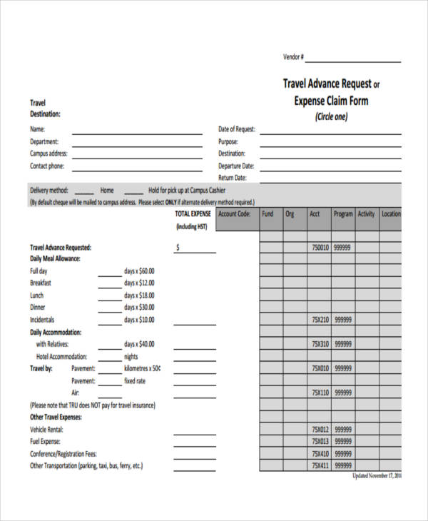 travel advance request claim form2