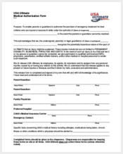 usa ultimate medical authorization form