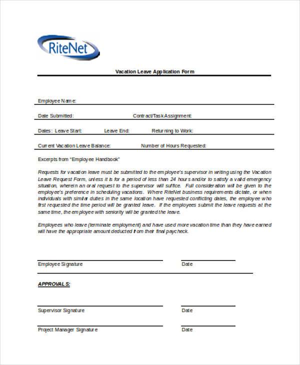 vacation leave application form1
