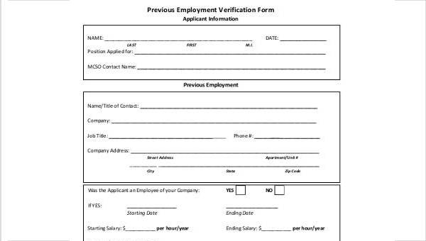 verification forms in pdf