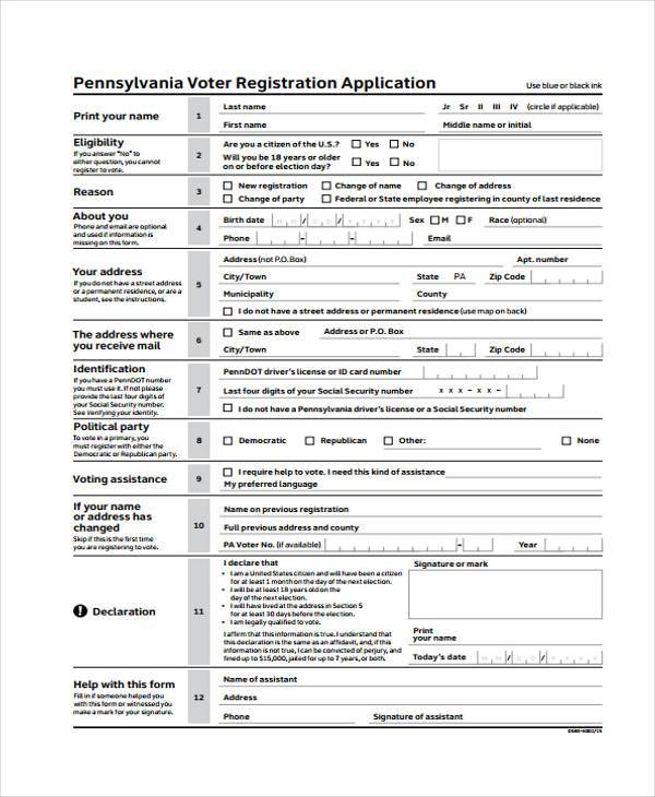 free-pennsylvania-voter-registration-form-register-to-vote-in-pa-pdf-eforms